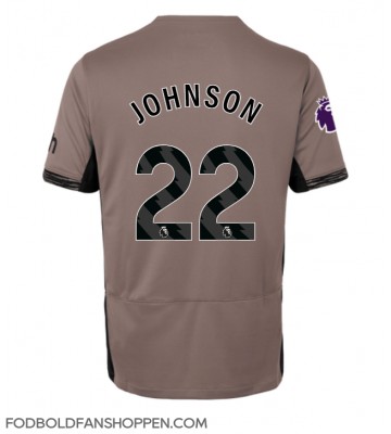 Tottenham Hotspur Brennan Johnson #22 Tredjetrøje Dame 2023-24 Kortærmet